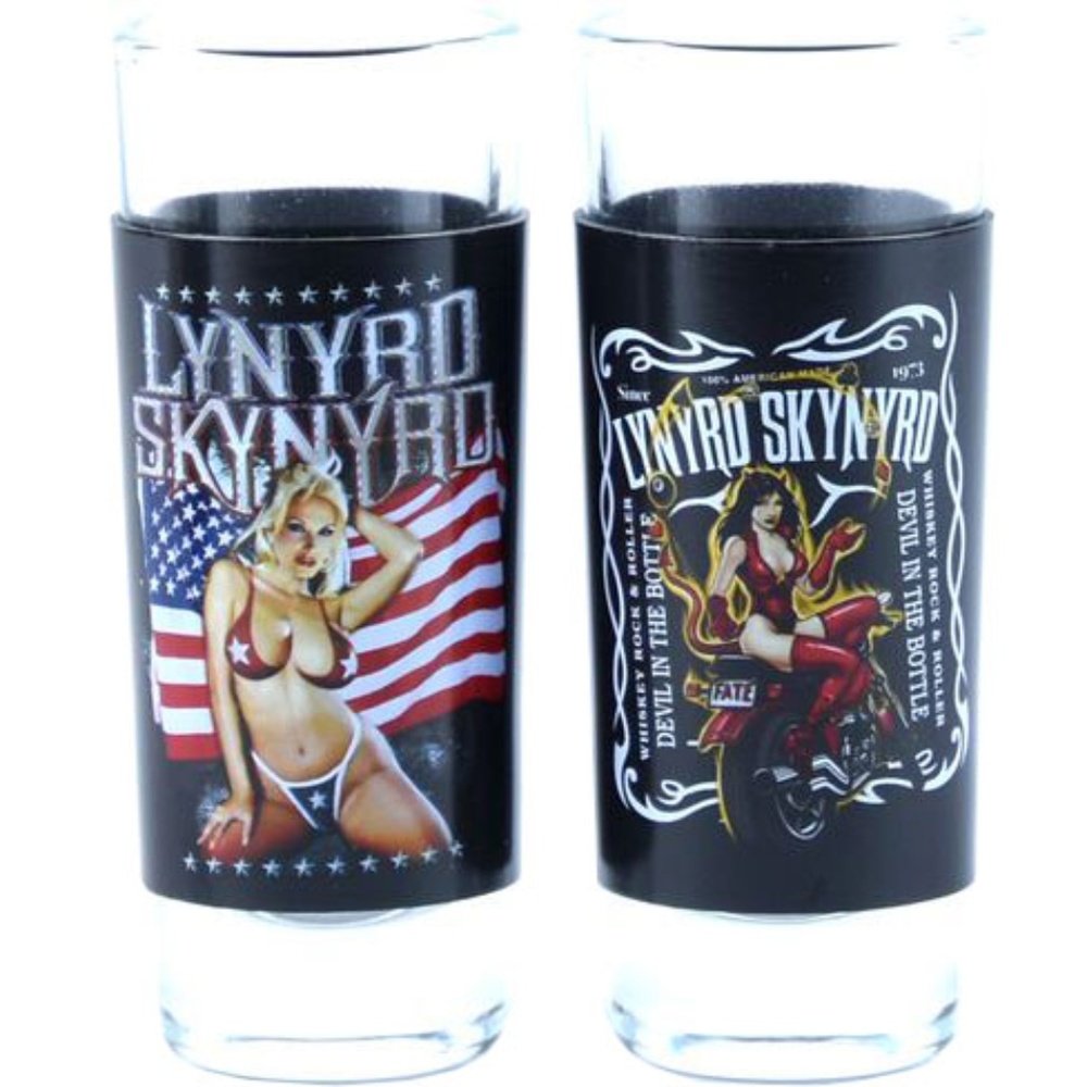 Lynyrd Skynyrd Girls Shot Glasses Set (2 Pack)